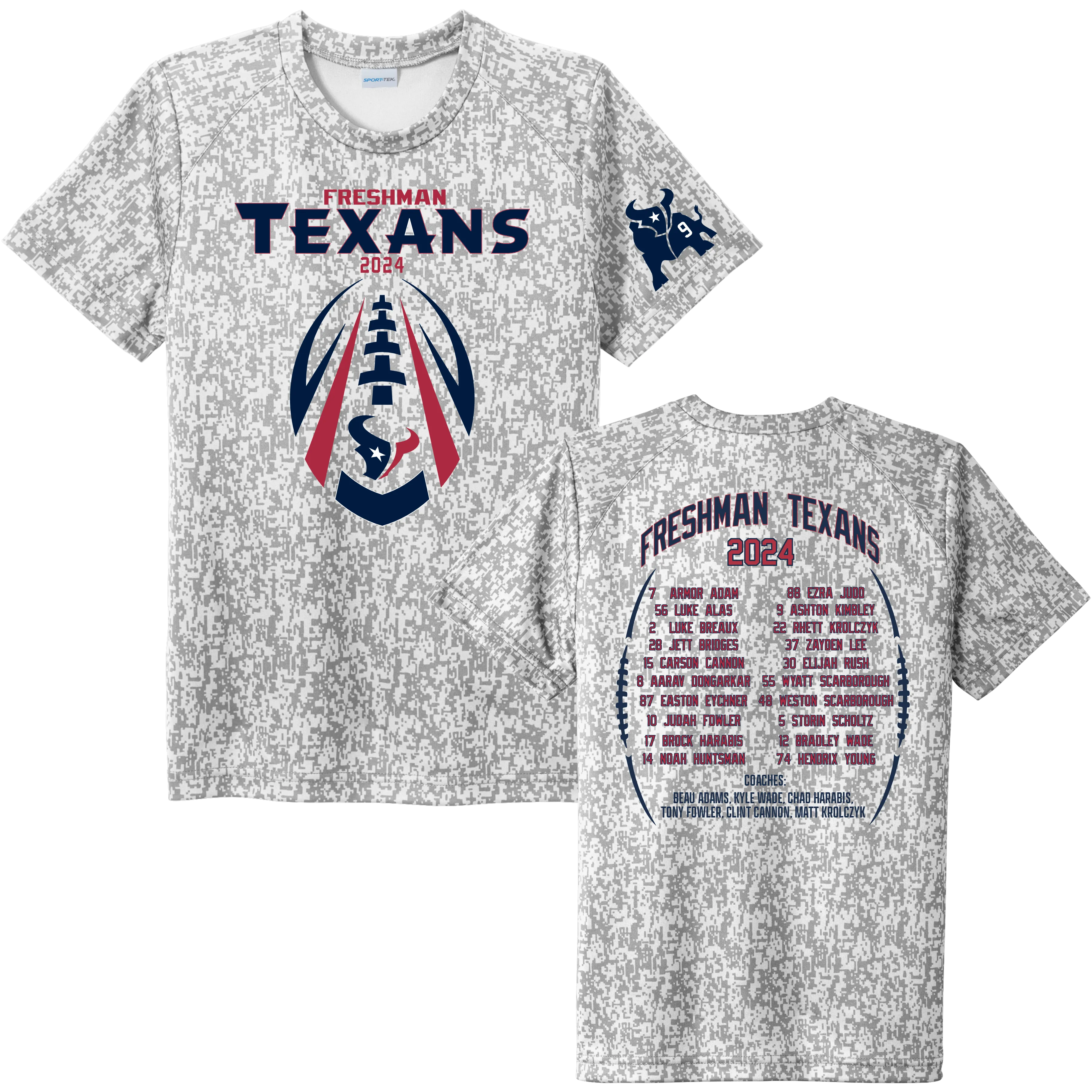 2024 Freshman Texans Roster Shirts