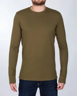 2t Long Sleeve Tall T-Shirt (olive)