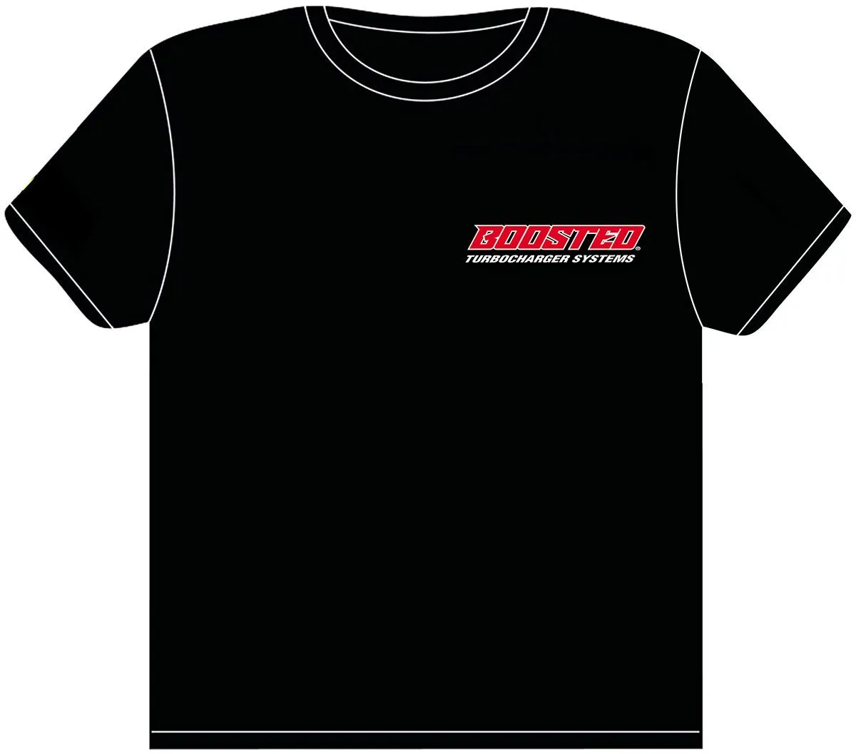 Aeroflow Boosted Black Small T-Shirt AFBOOSTED-S