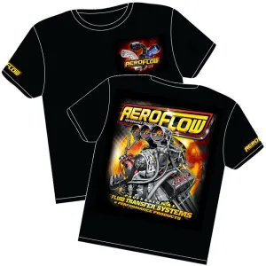 Aeroflow 'Nitro Hemi' Black T-Shirt AFNITRO2-XL