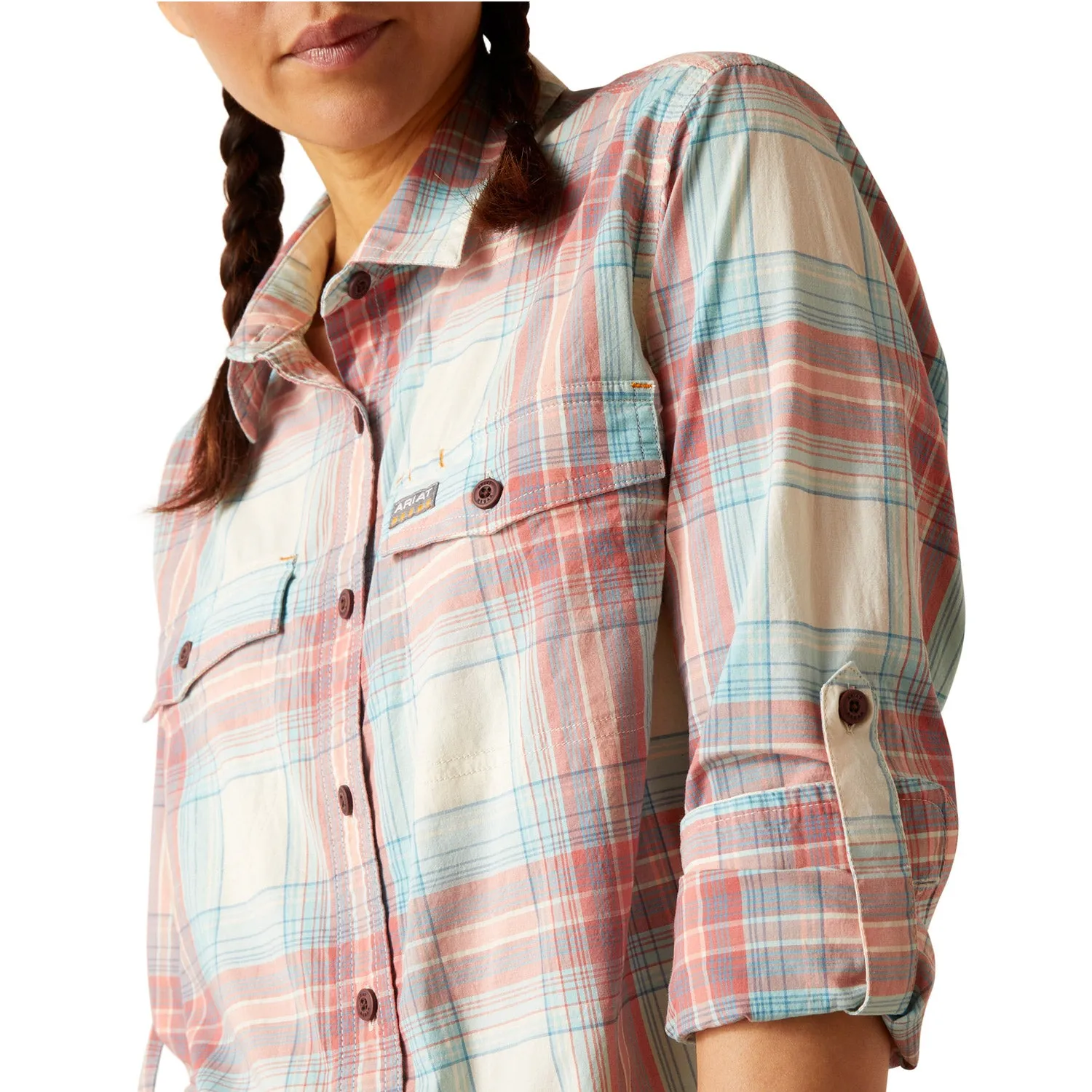 Ariat Women's Rebar Made Tough DuraStretch Work Shirt