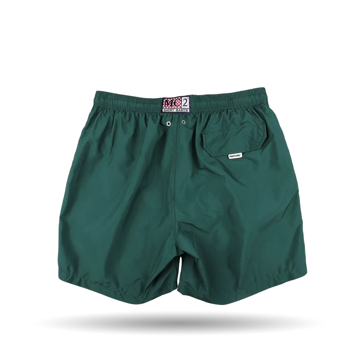 British Green Pantone 18-5315 Swim Shorts