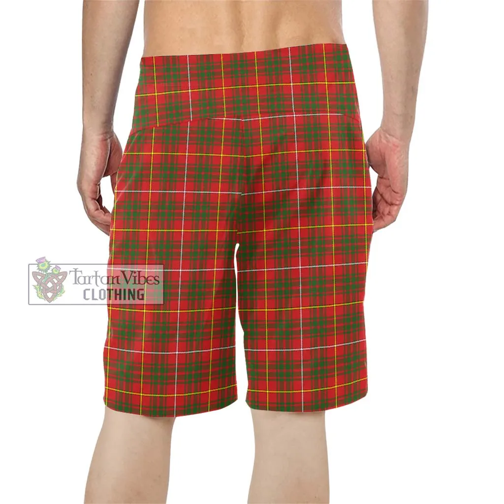 Bruce Modern Tartan Men's Board Shorts