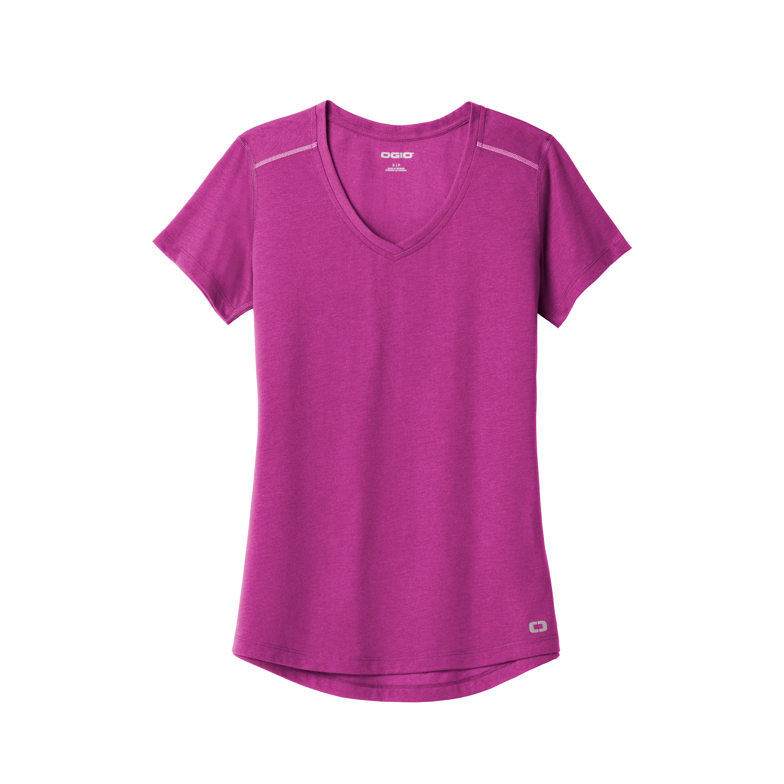 C1941W Ladies Peak V-Neck Tee