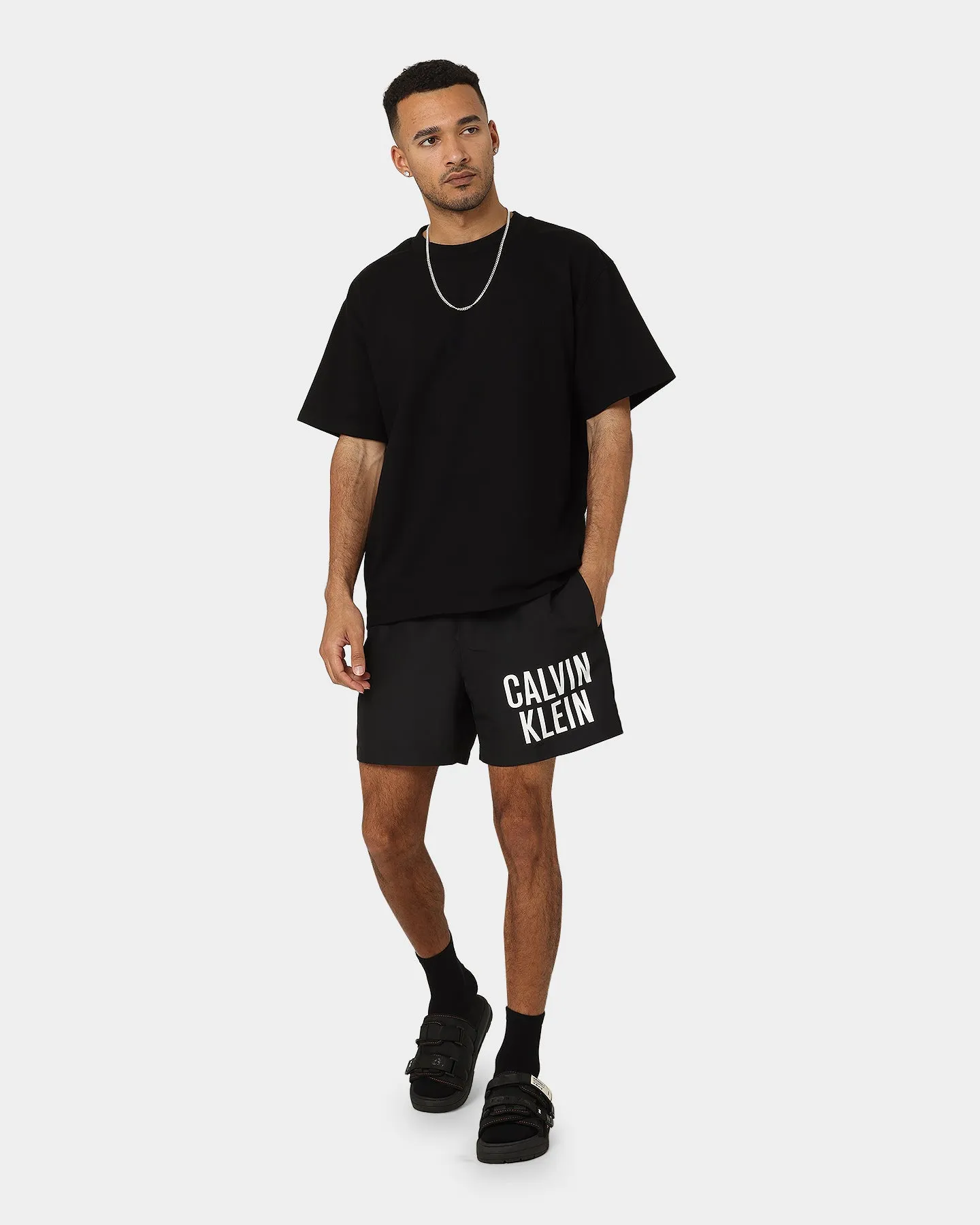 Calvin Klein Medium Drawstring Shorts Pvh Black