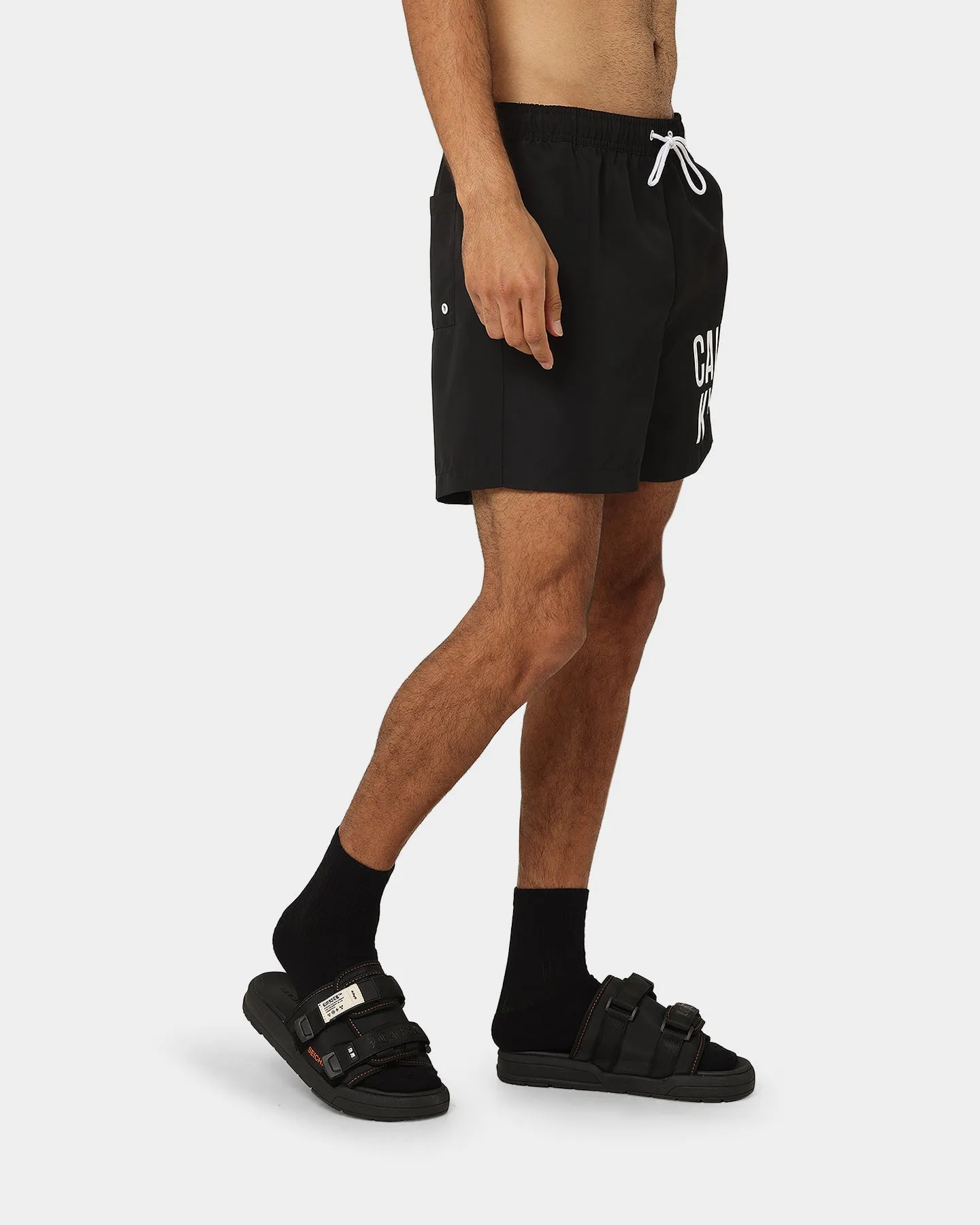 Calvin Klein Medium Drawstring Shorts Pvh Black