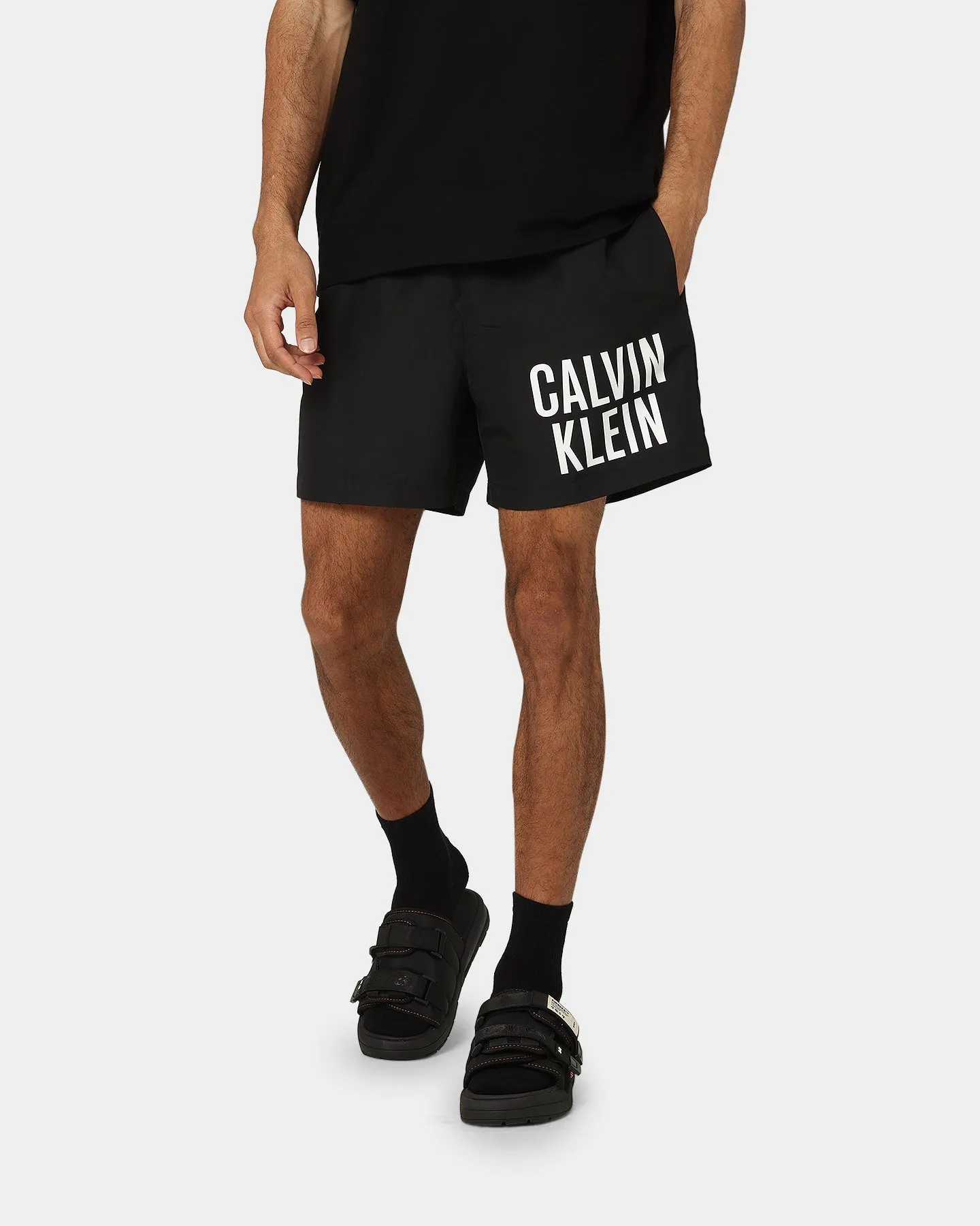 Calvin Klein Medium Drawstring Shorts Pvh Black