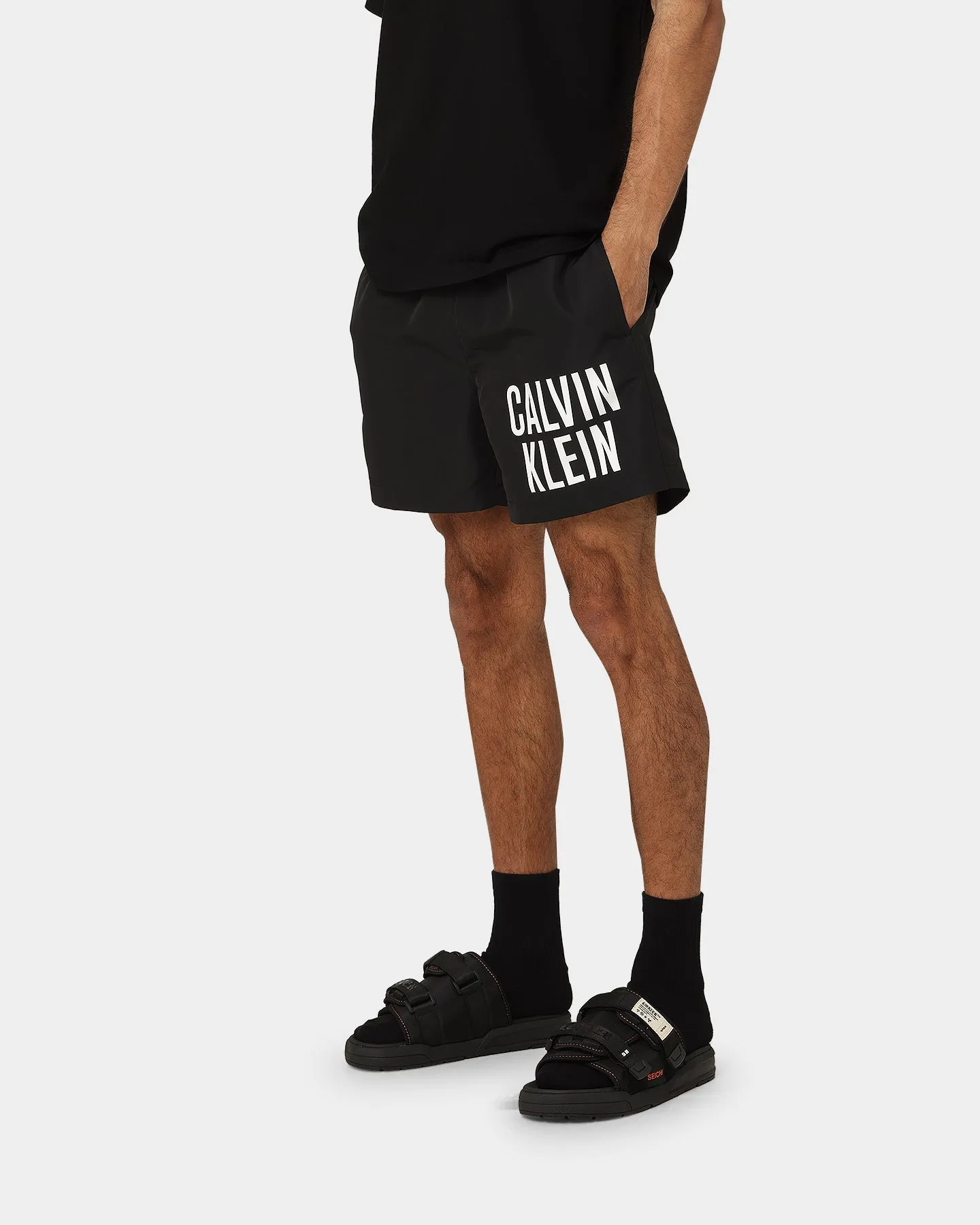 Calvin Klein Medium Drawstring Shorts Pvh Black