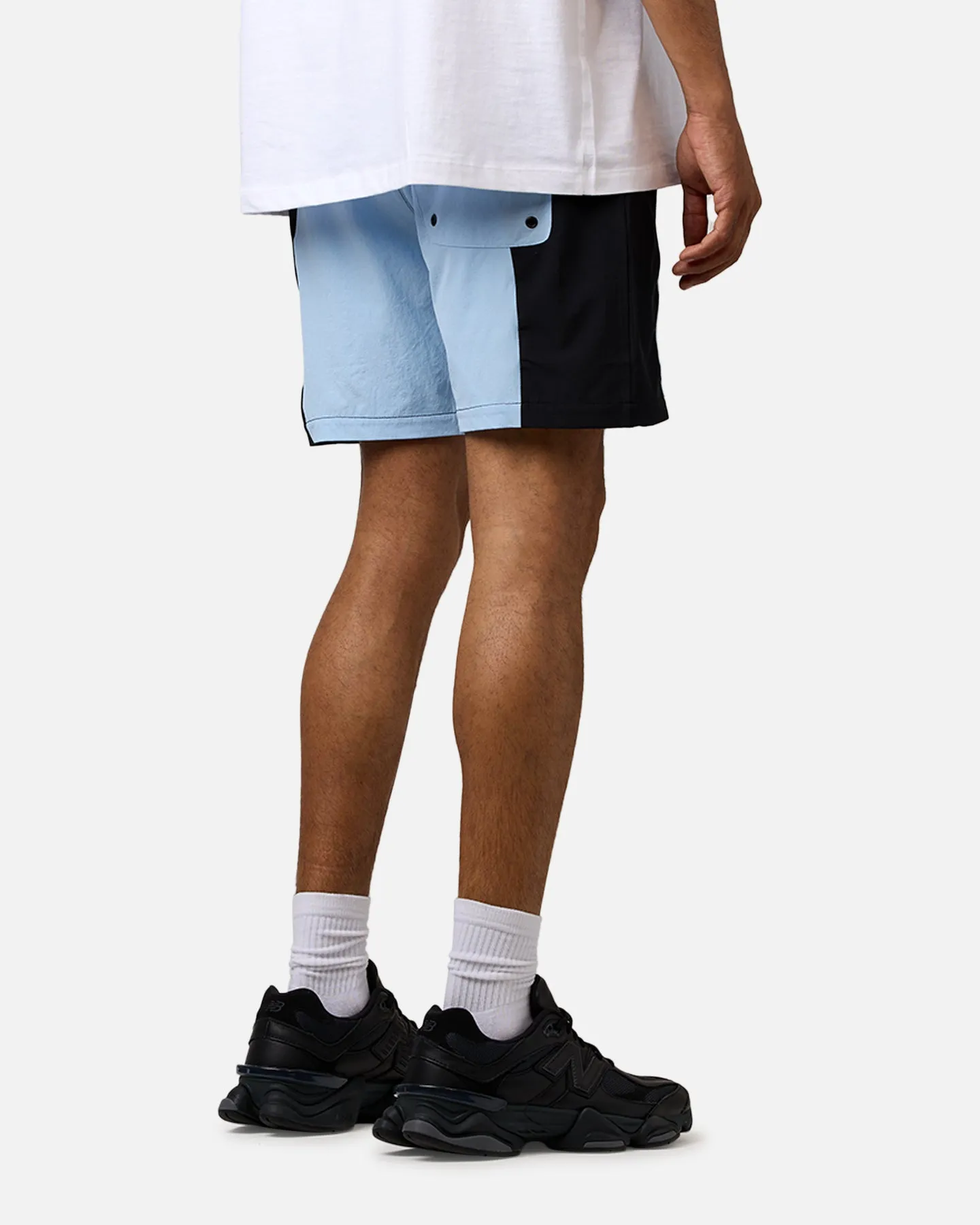 Carre Two Tone Shorts Black/Light Blue