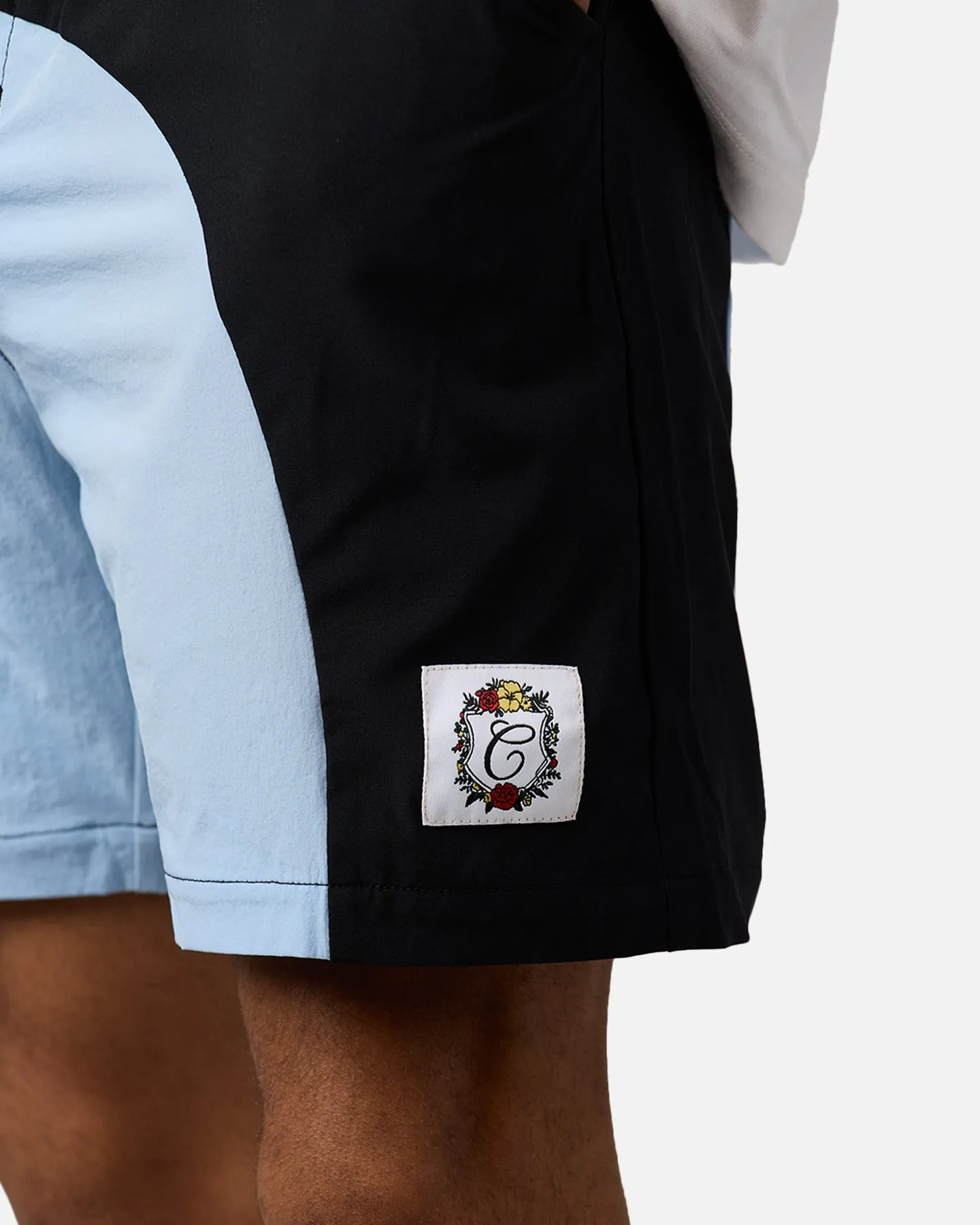 Carre Two Tone Shorts Black/Light Blue