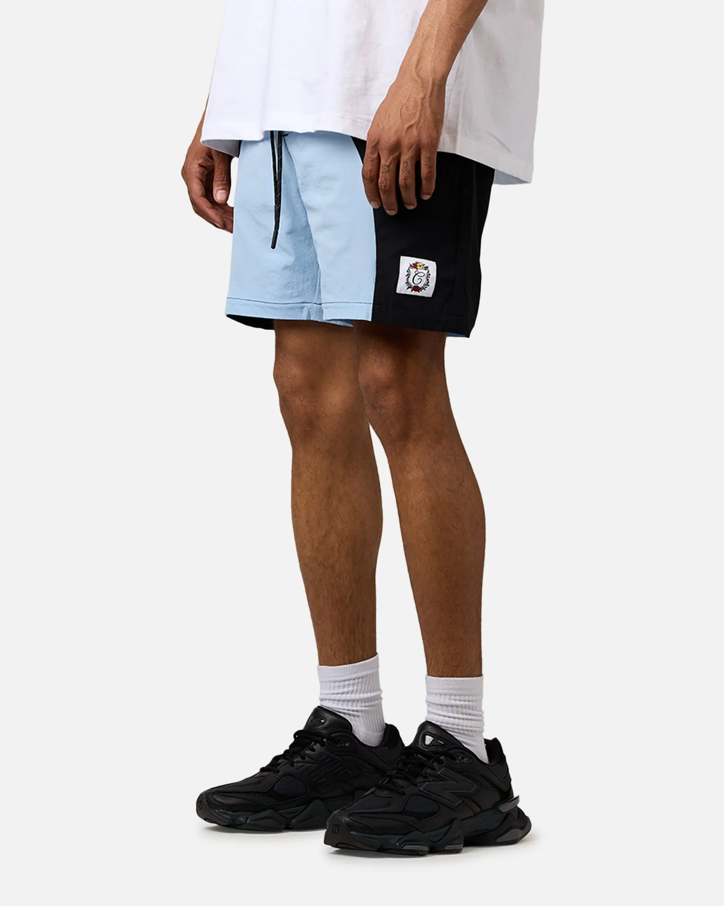 Carre Two Tone Shorts Black/Light Blue