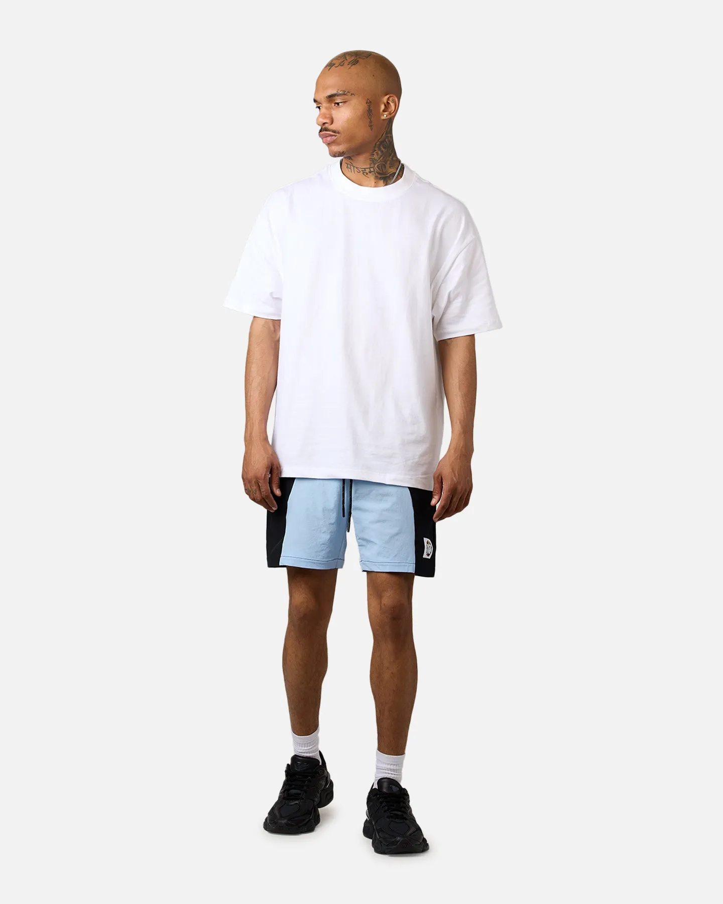 Carre Two Tone Shorts Black/Light Blue