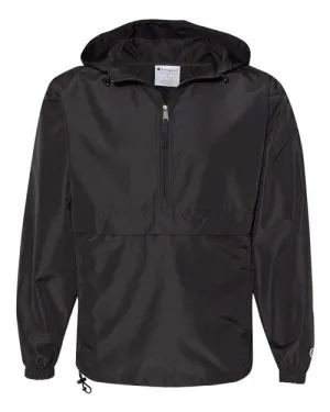 Champion Hooded Packable Quarter-Zip Jacket CO200