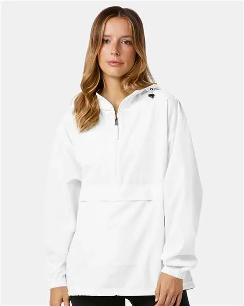 Champion Hooded Packable Quarter-Zip Jacket CO200