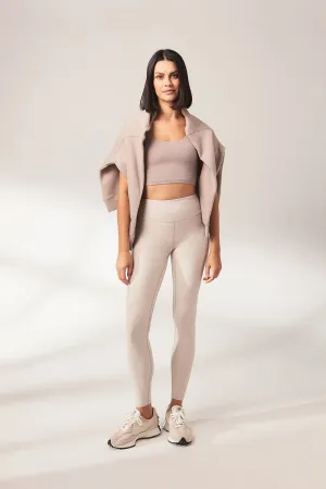 Curve Ultimate Soft-Touch High Waisted Leggings - Vanilla Marl