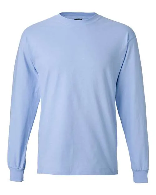 Custom Embroidered - Hanes - Beefy-T® Long Sleeve T-Shirt - 5186