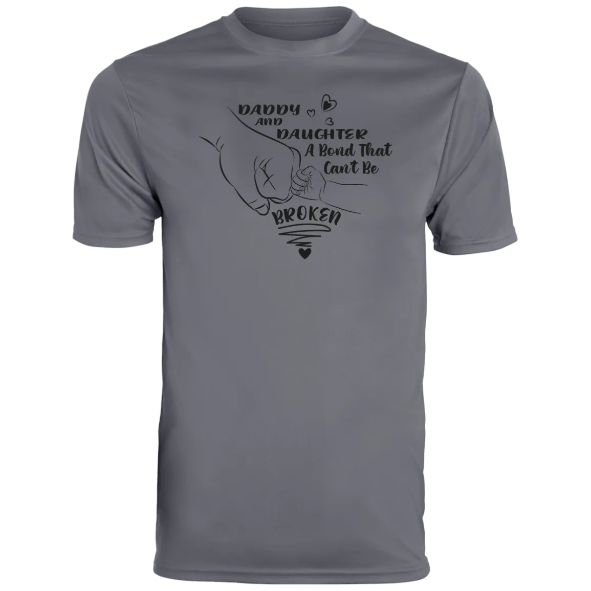 Daddy & Daughters Men's Moisture-Wicking Tee