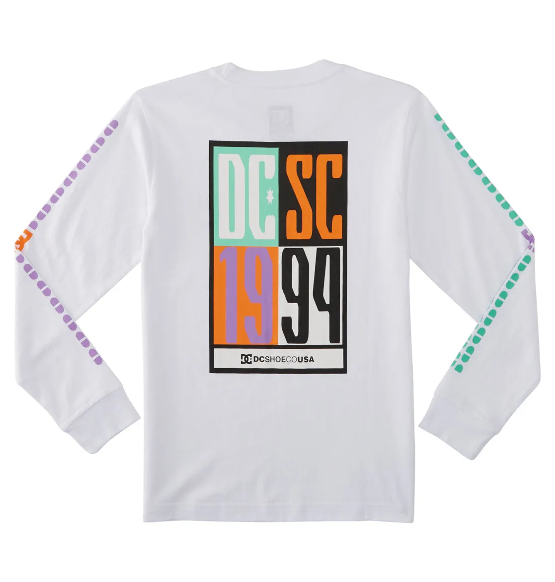 DC Shoes Kids Sportster Long Sleeve Crew Neck T-Shirt