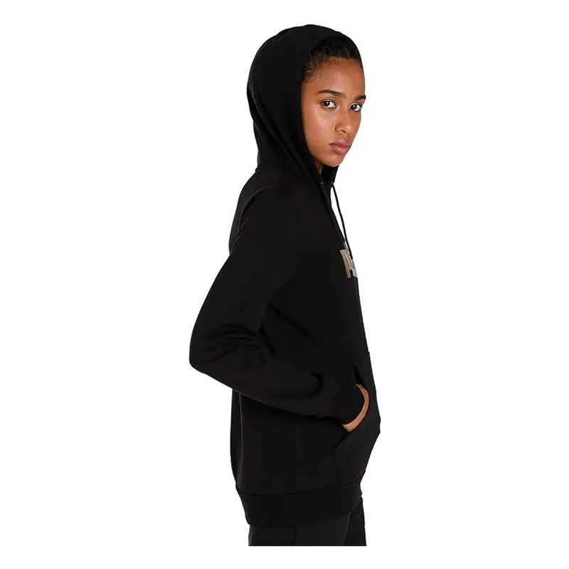 ESS  Metallic Logo Hoodie TR PUMA Black-