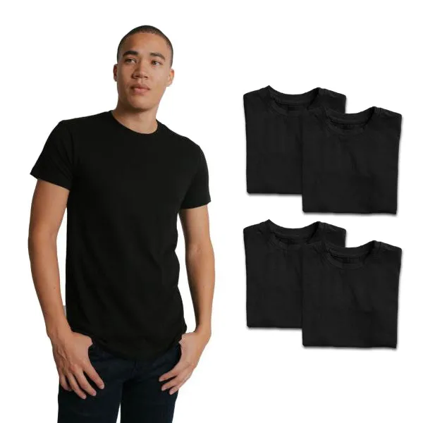 First Class Crew Neck Shirt - 4 Pack