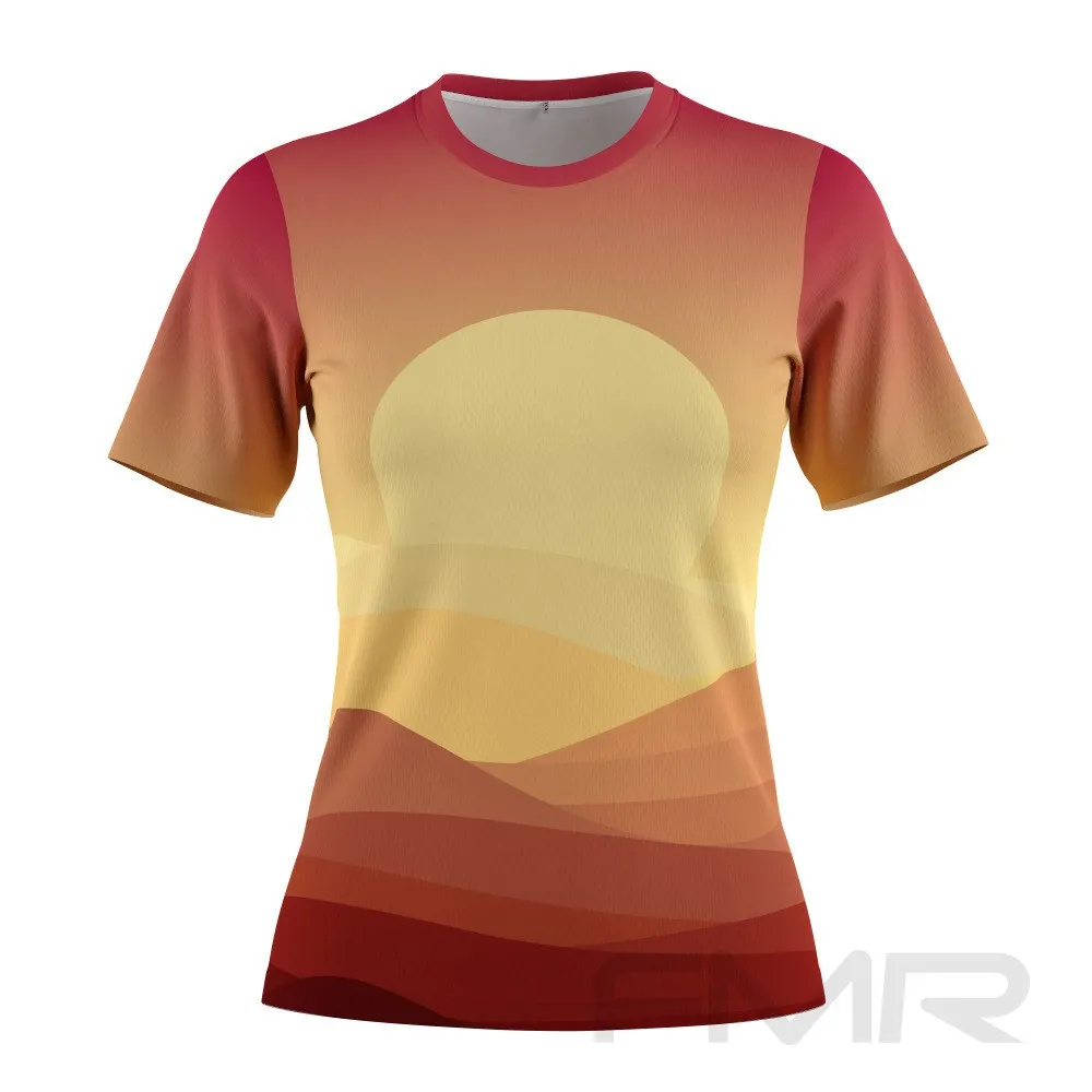 FMR Women's Dune Sunset  Performance Short Sleeve T-Shirt