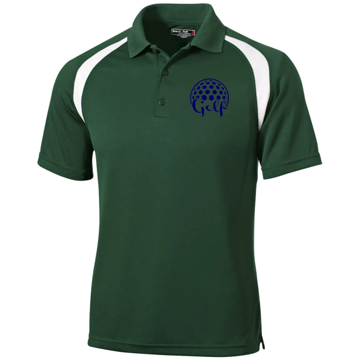 Golf Emblem Moisture-Wicking Tag-Free Golf Shirt