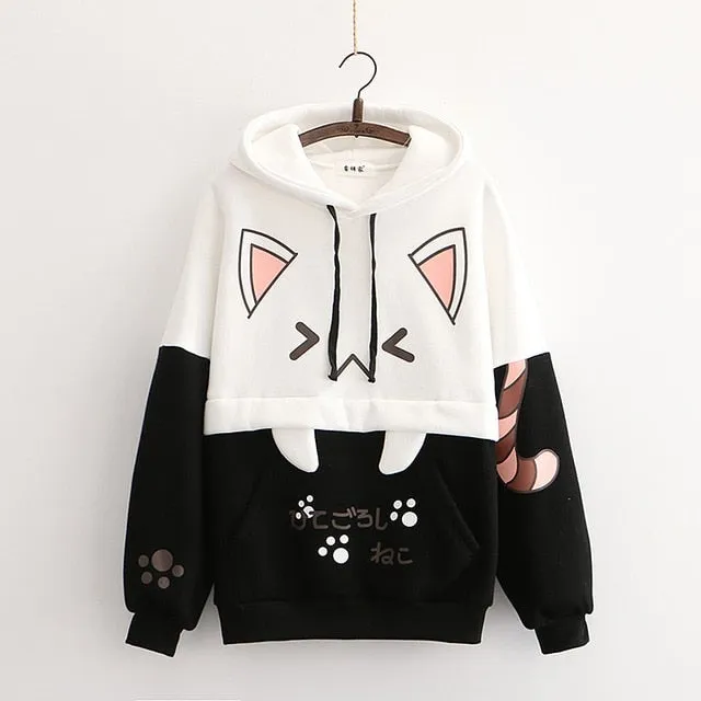 Harajuku Neko Hoodie