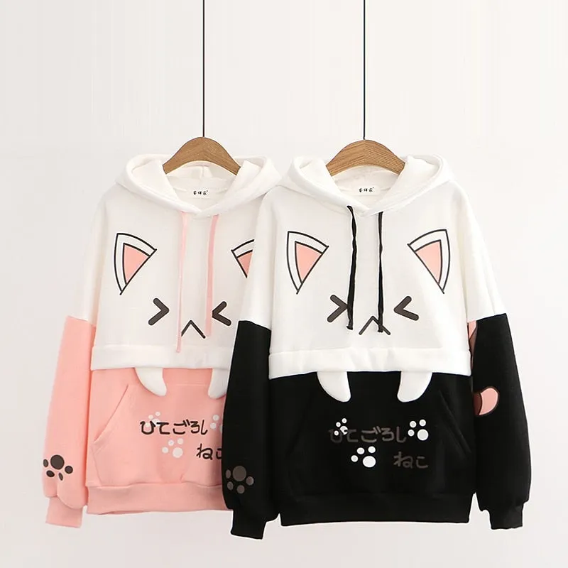 Harajuku Neko Hoodie