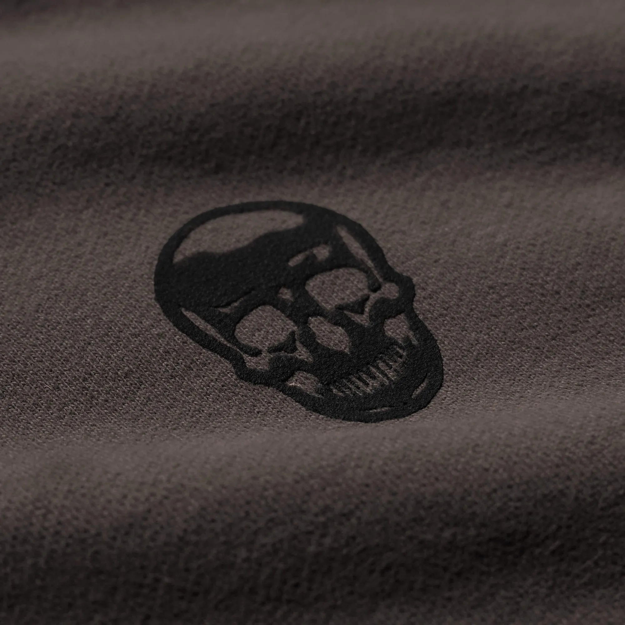 Heavyweight Core Skull Hoodie - Toffee