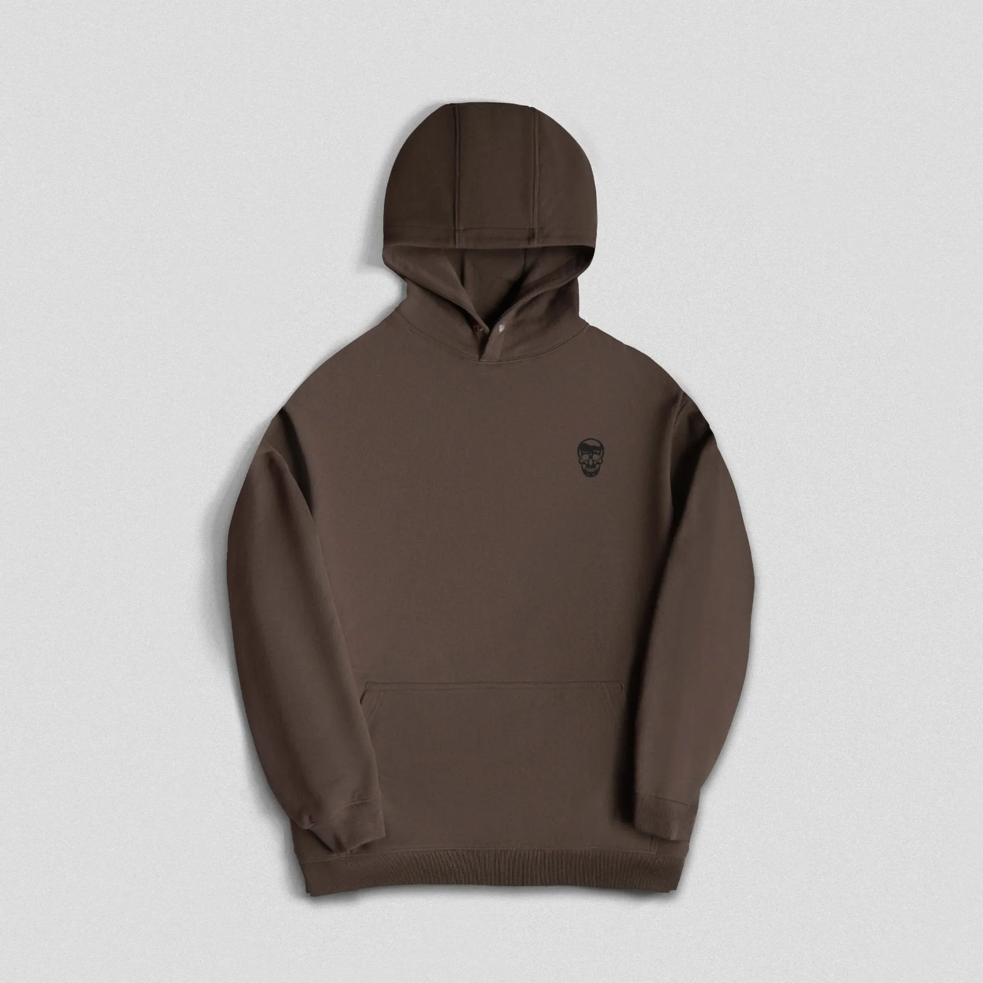 Heavyweight Core Skull Hoodie - Toffee