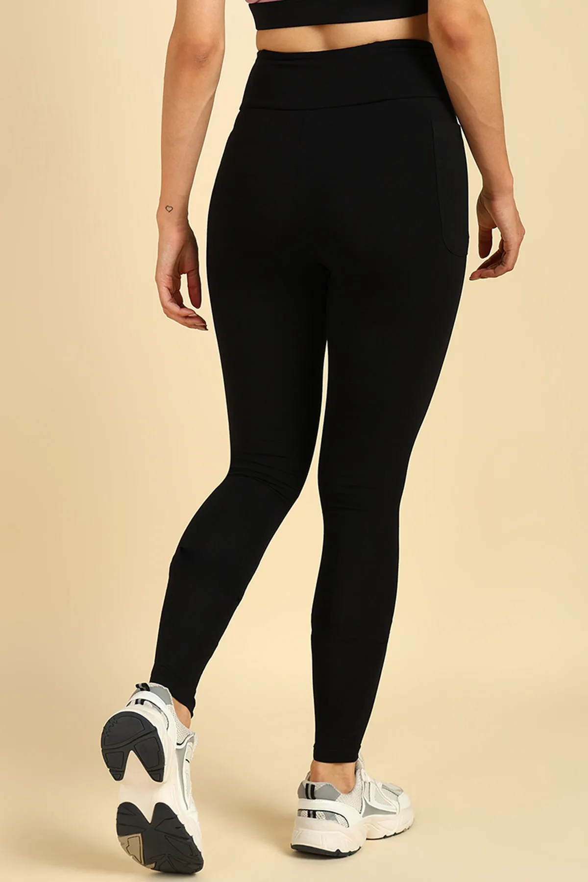 High Waist Black Mom Legging