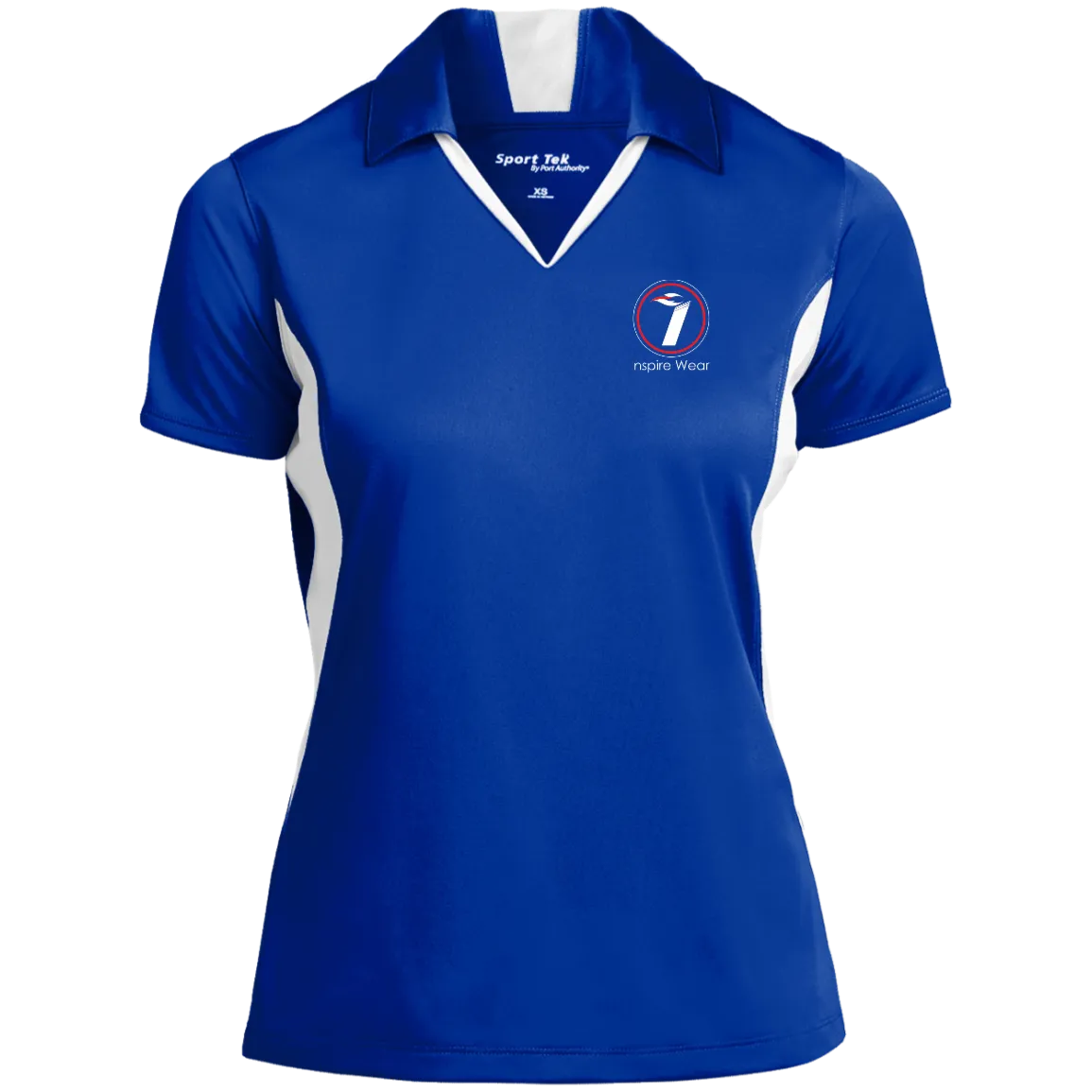 Inspire Wear logo Ladies' Colorblock Performance Polo