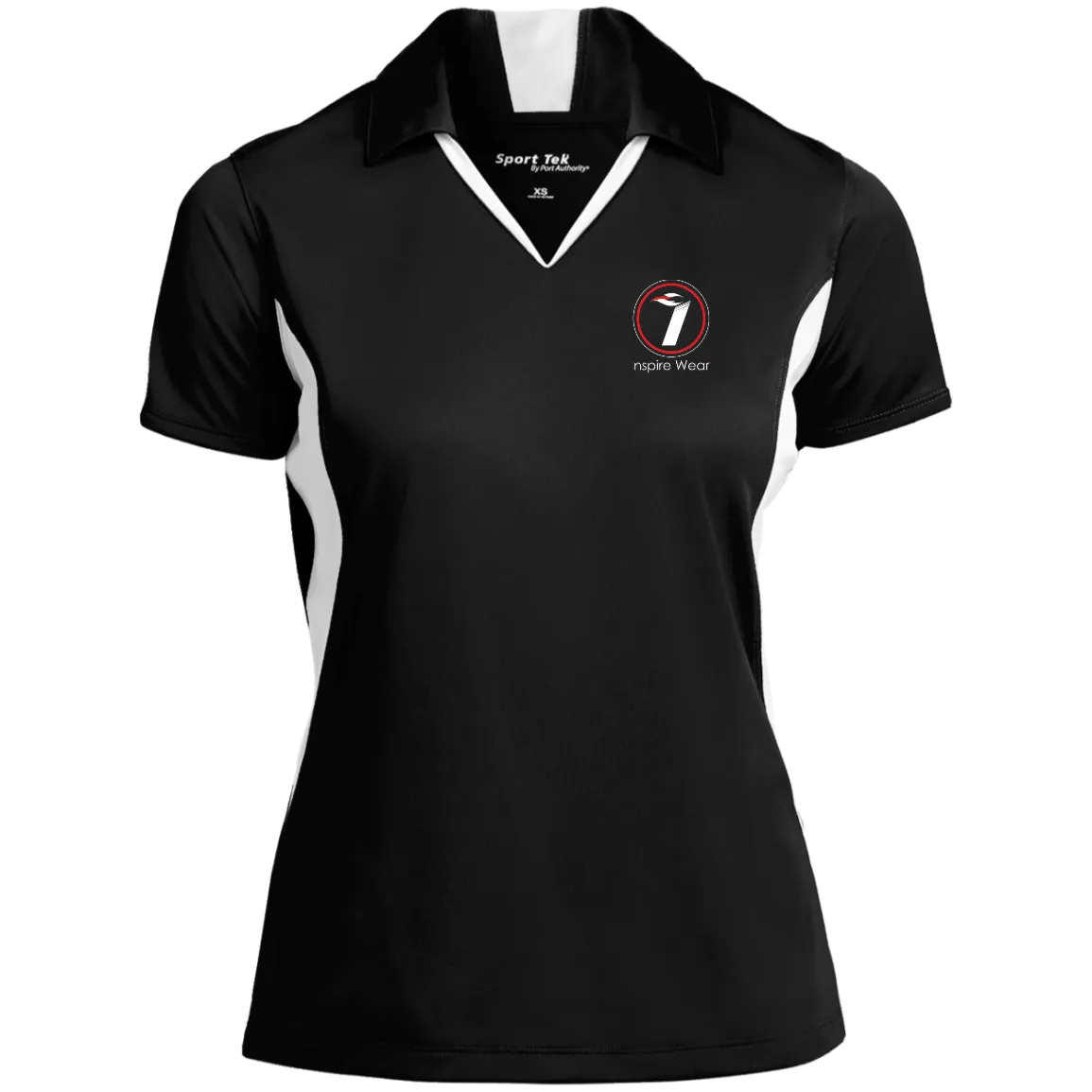 Inspire Wear logo Ladies' Colorblock Performance Polo