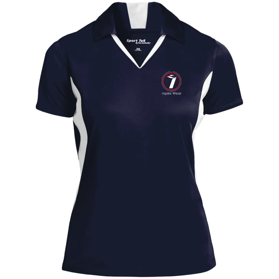 Inspire Wear logo Ladies' Colorblock Performance Polo