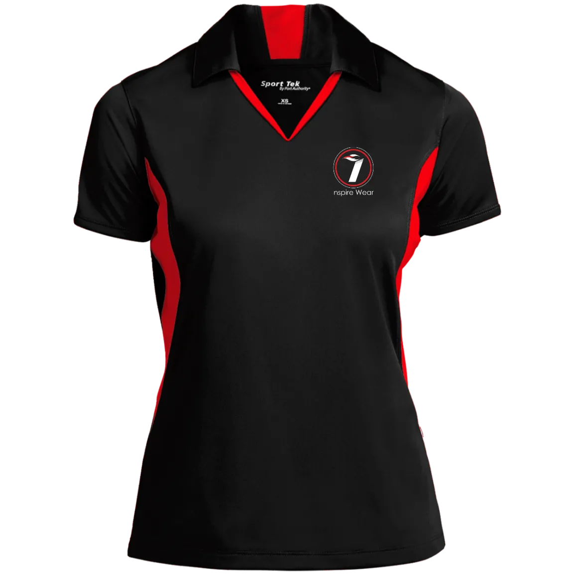 Inspire Wear logo Ladies' Colorblock Performance Polo