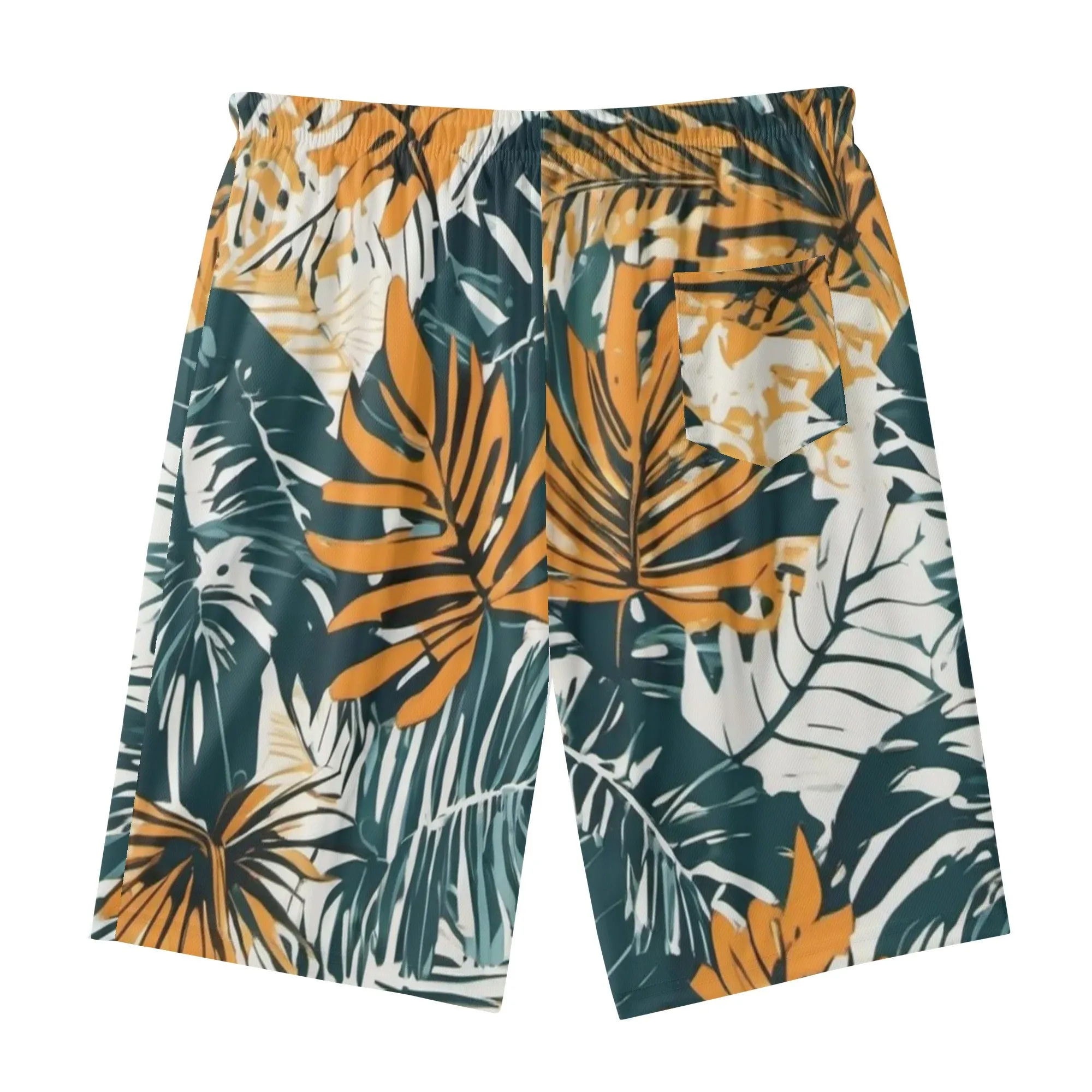 Jungle Voyage Mens Lightweight Hawaiian Beach Shorts