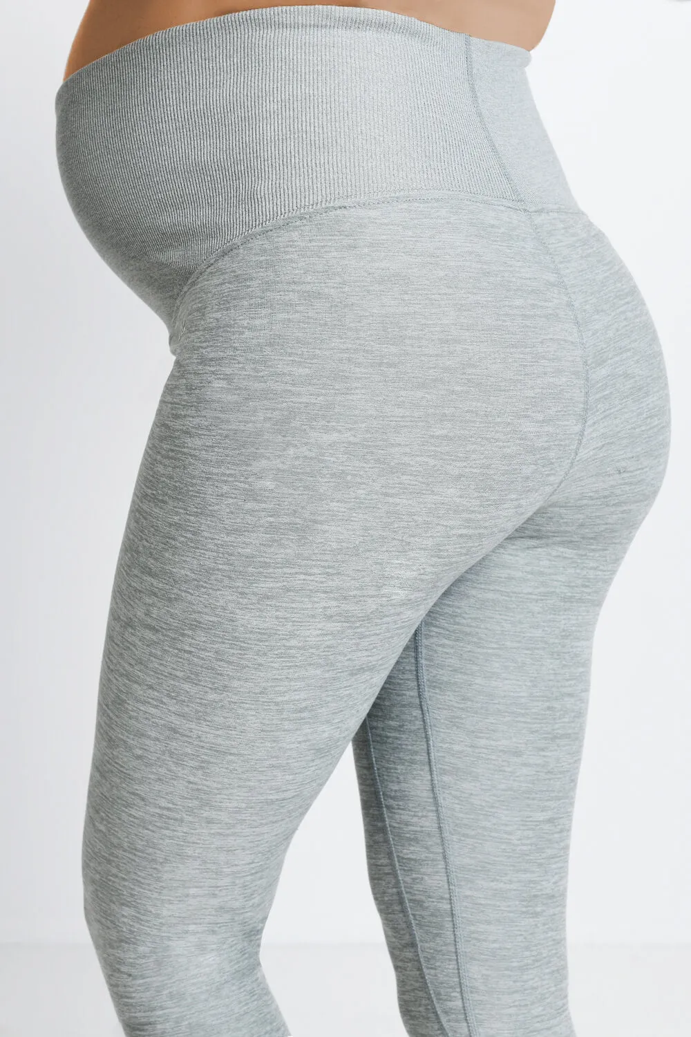 Maternity Ultimate Soft-Touch Leggings - Light Grey Marl