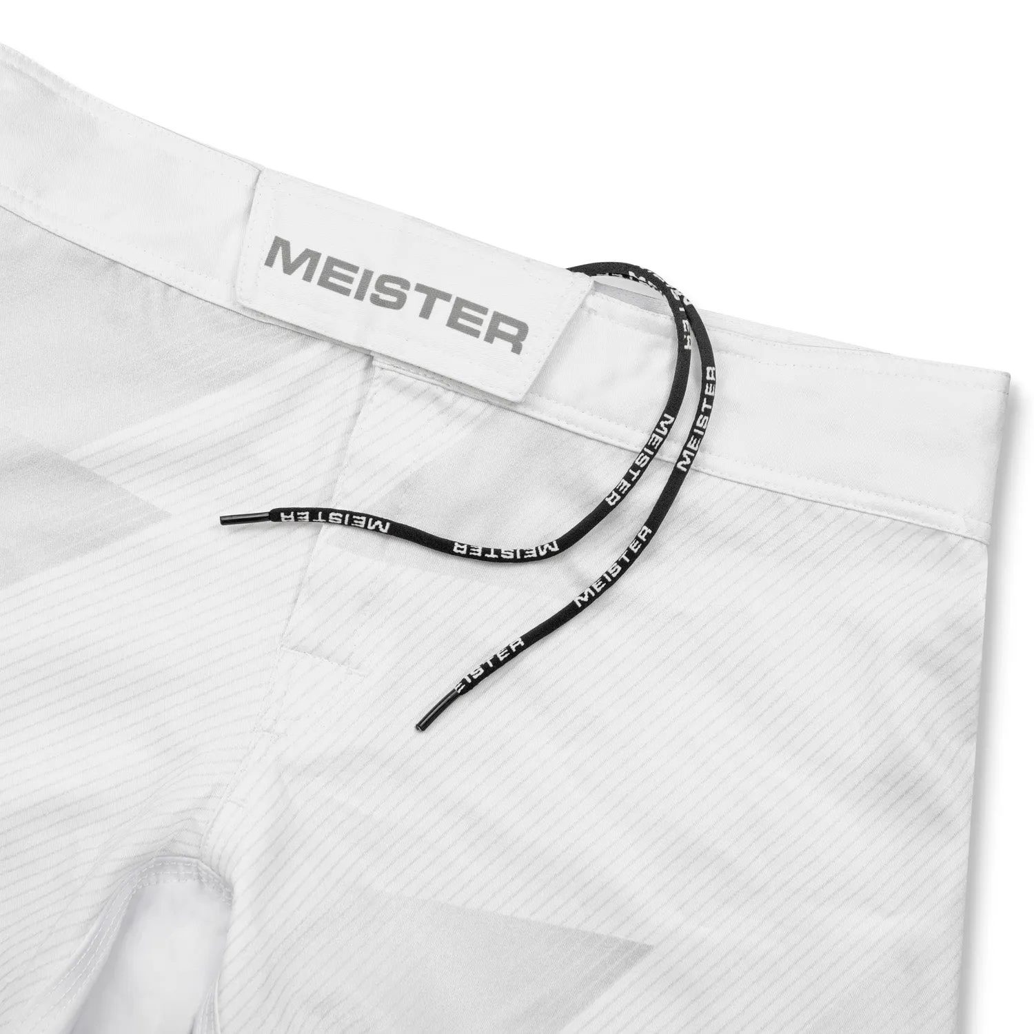 Meister Hybrid MMA & Muay Thai Board Shorts - White Enigma