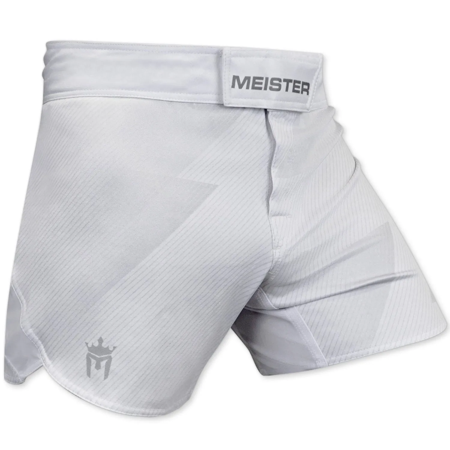 Meister Hybrid MMA & Muay Thai Board Shorts - White Enigma