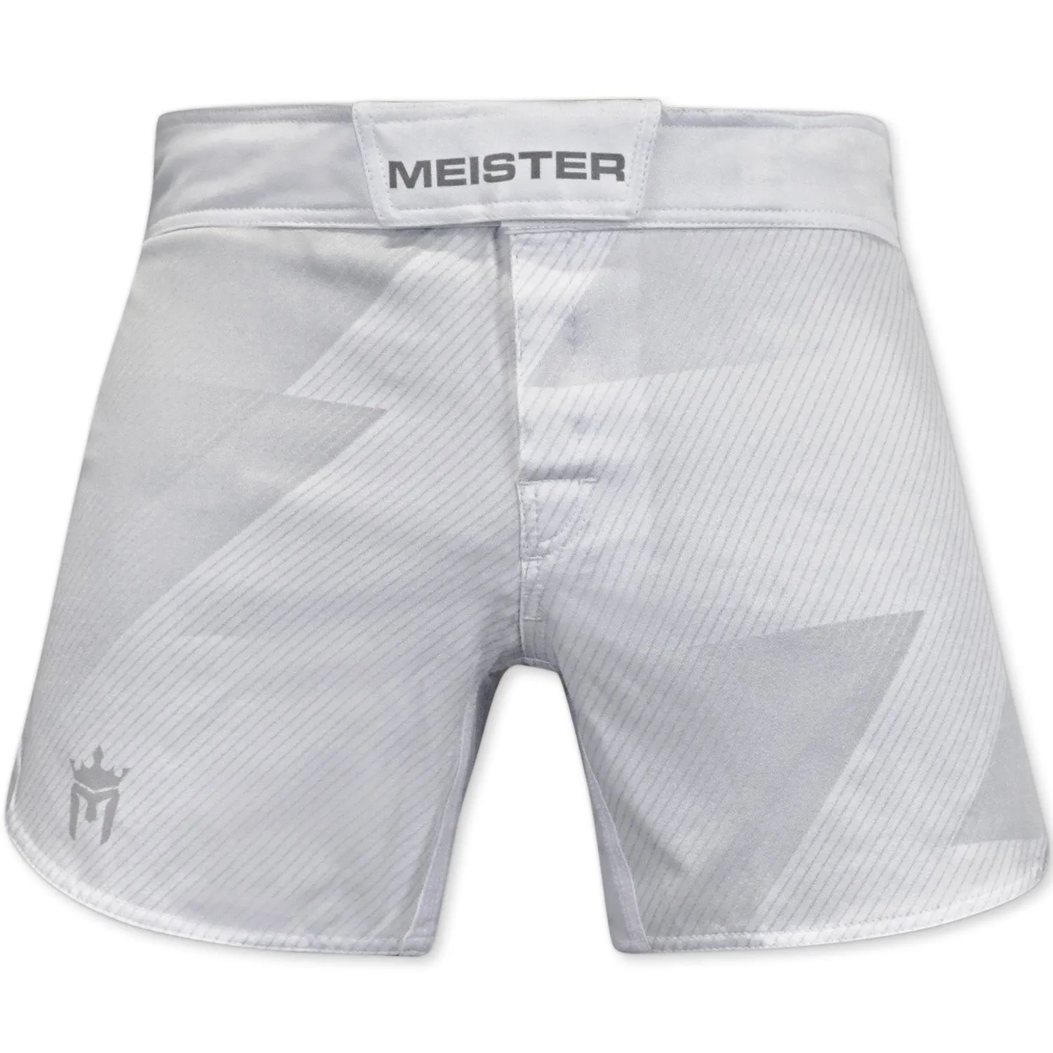 Meister Hybrid MMA & Muay Thai Board Shorts - White Enigma