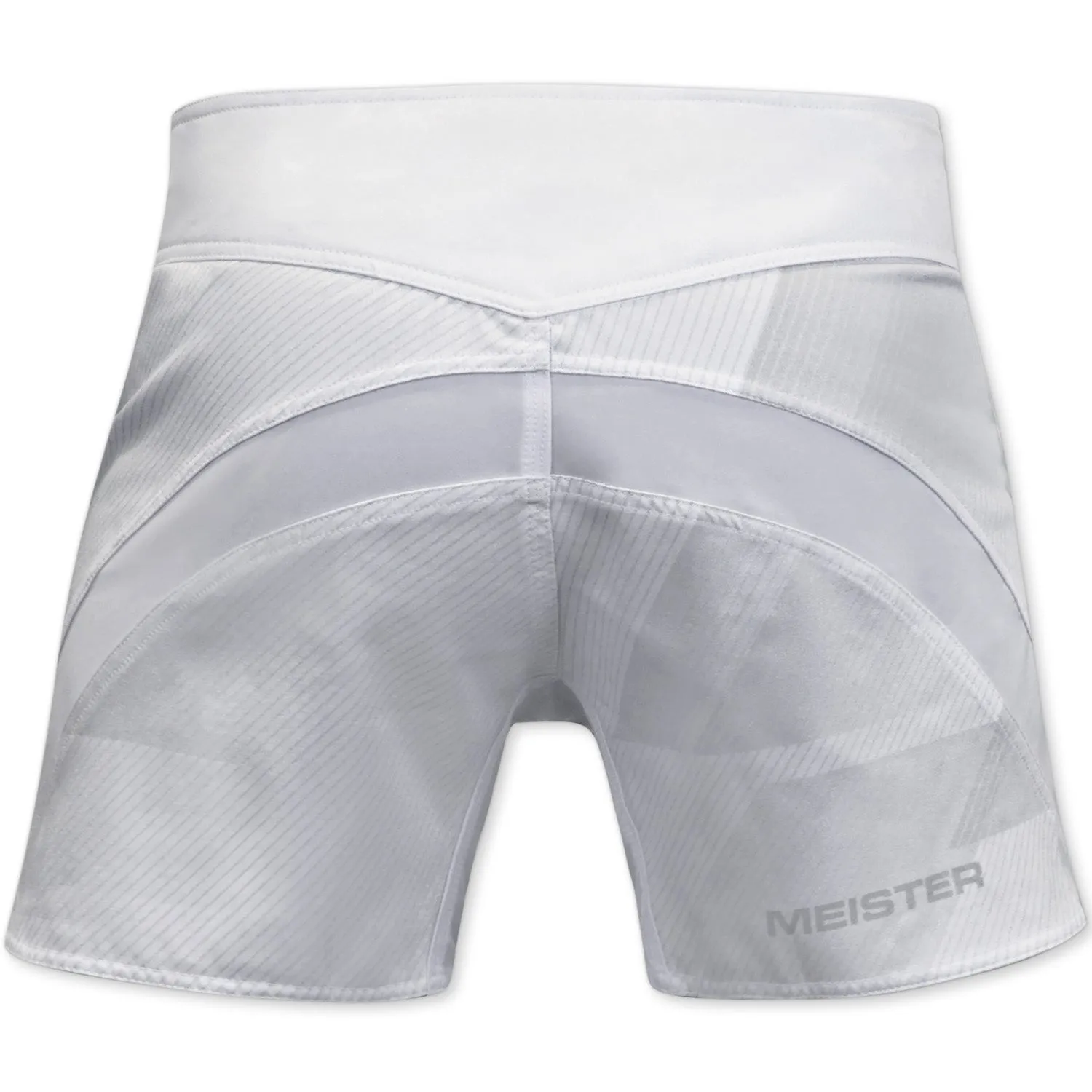 Meister Hybrid MMA & Muay Thai Board Shorts - White Enigma