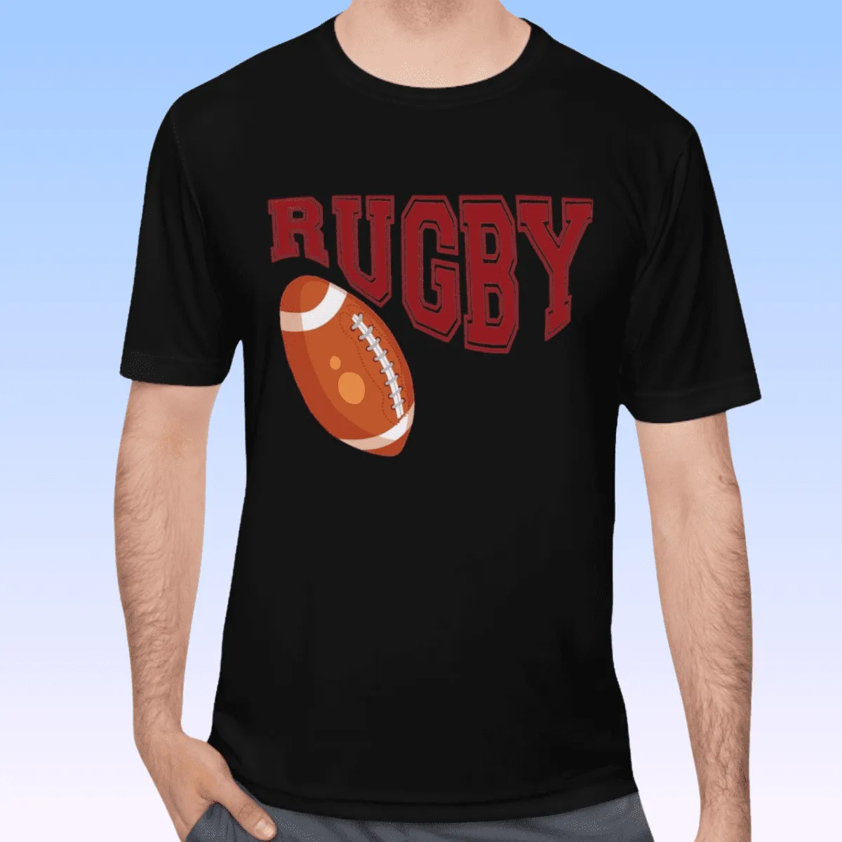 Men's Rugby Moisture Wicking Tee