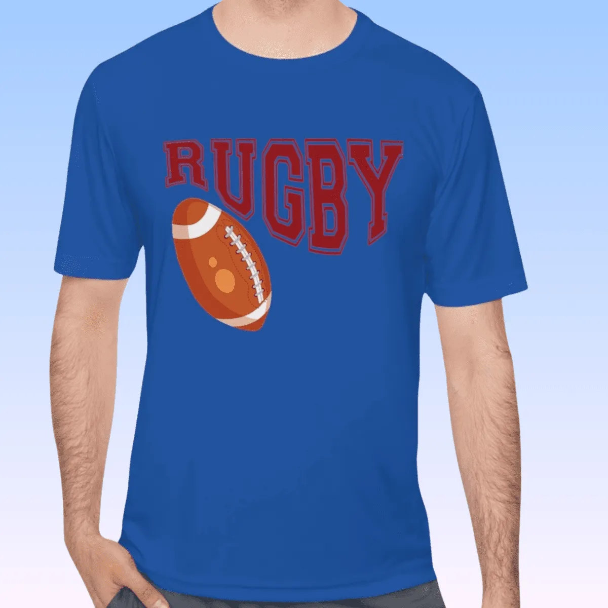 Men's Rugby Moisture Wicking Tee