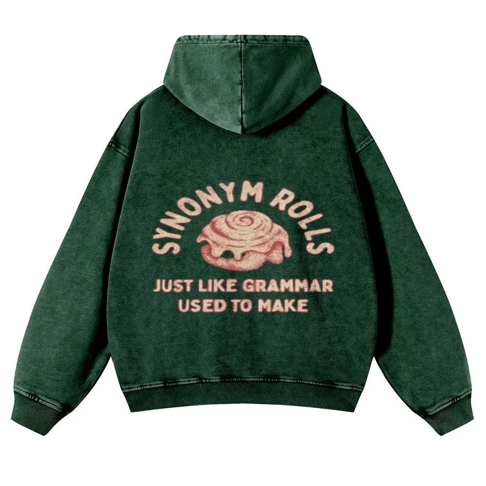 Mens Vintage Synonym Rolls Hoodies