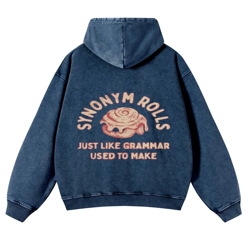 Mens Vintage Synonym Rolls Hoodies