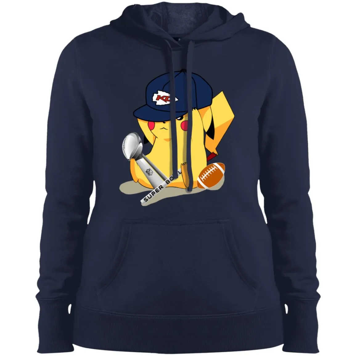 Nfl – Kansas City Chiefs Pikachu Super Bowl 2019 Football Women Hooded Sweatshirt