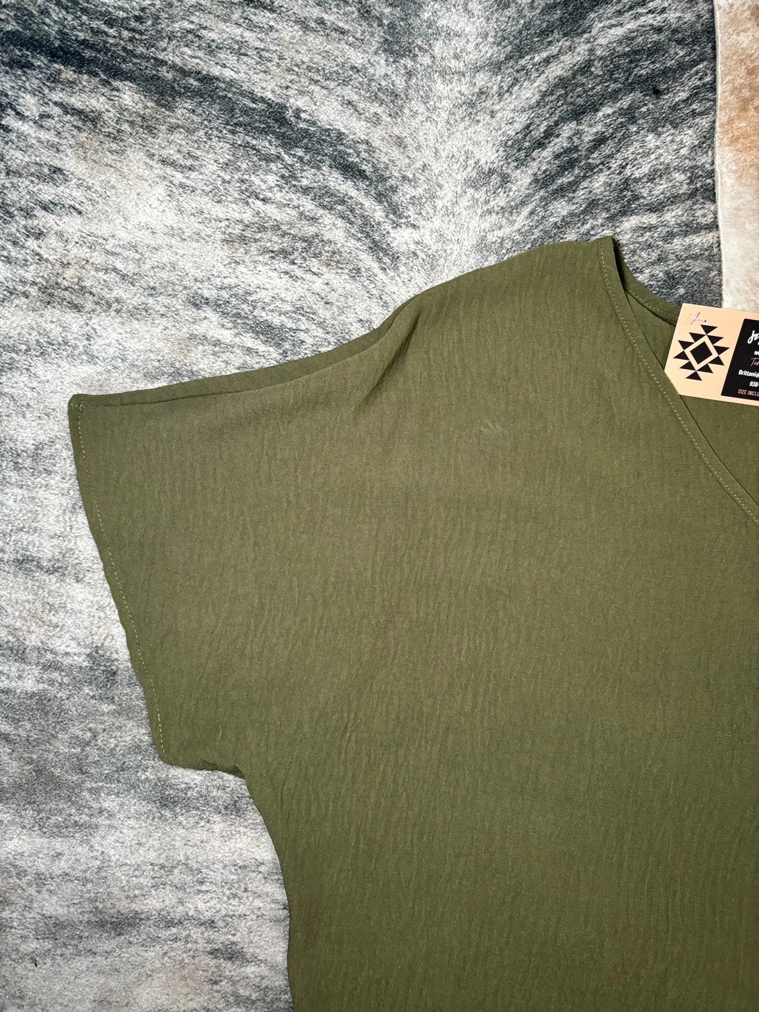 Olive Kait Vneck Top