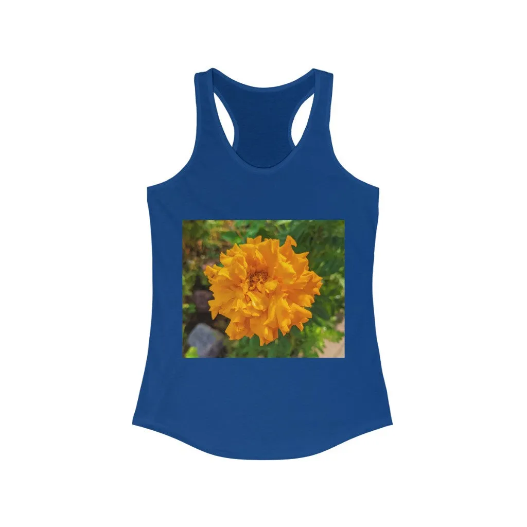 Orange Flower Women's Ideal Racerback Tank