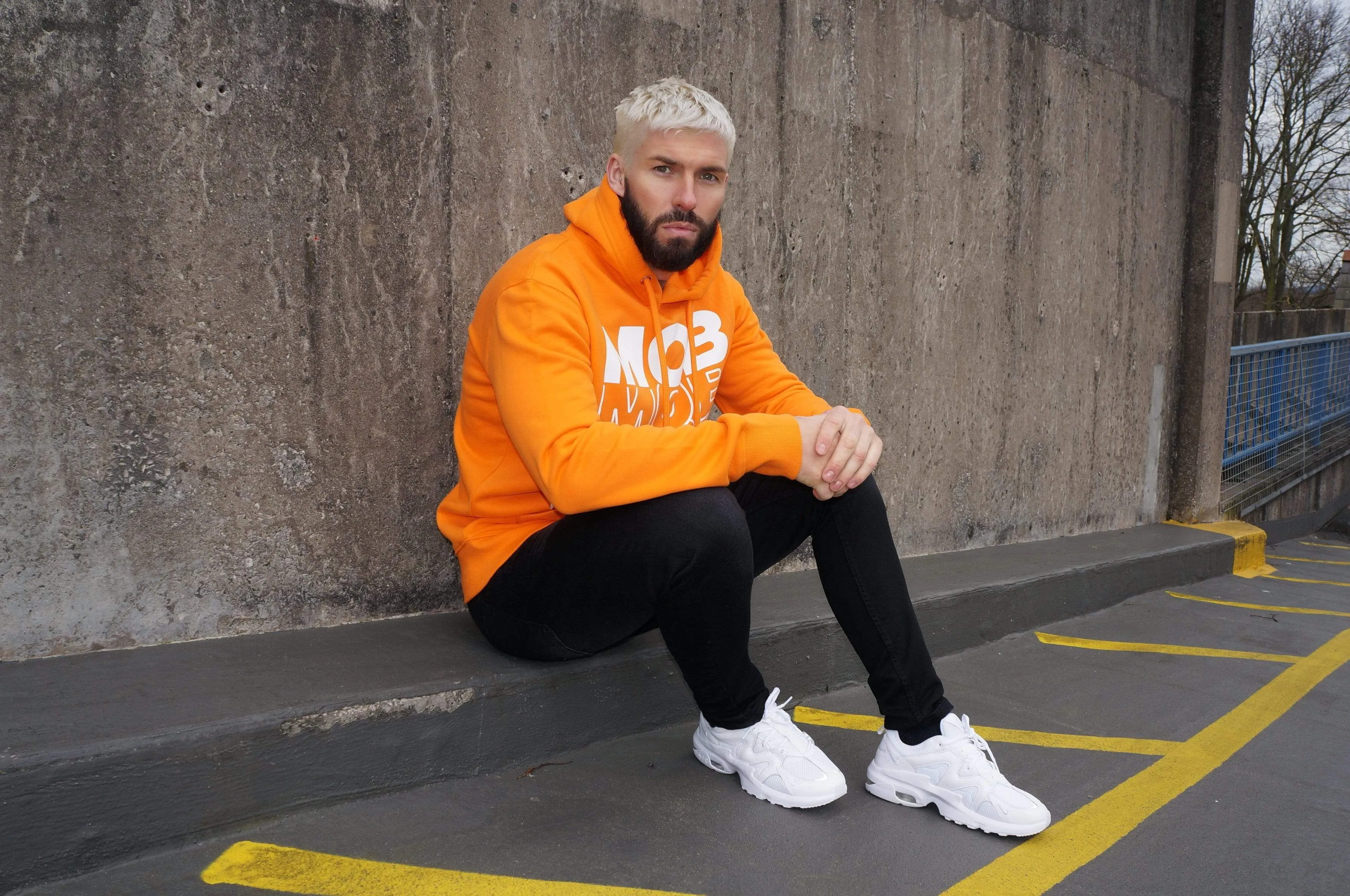 Orange MOB Repeat Hoodie