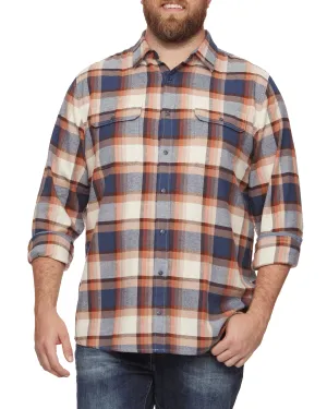 PETERS FLANNEL SHIRT BIG & TALL